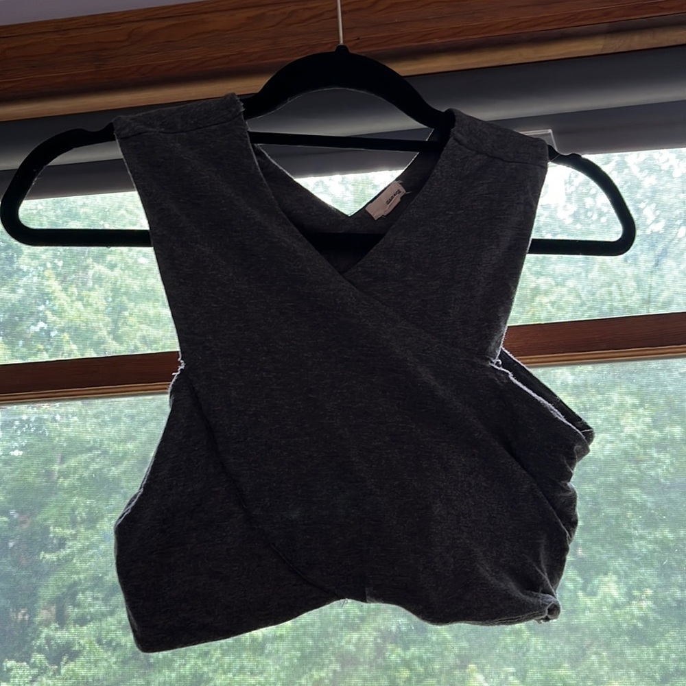 Gray Garage crop top